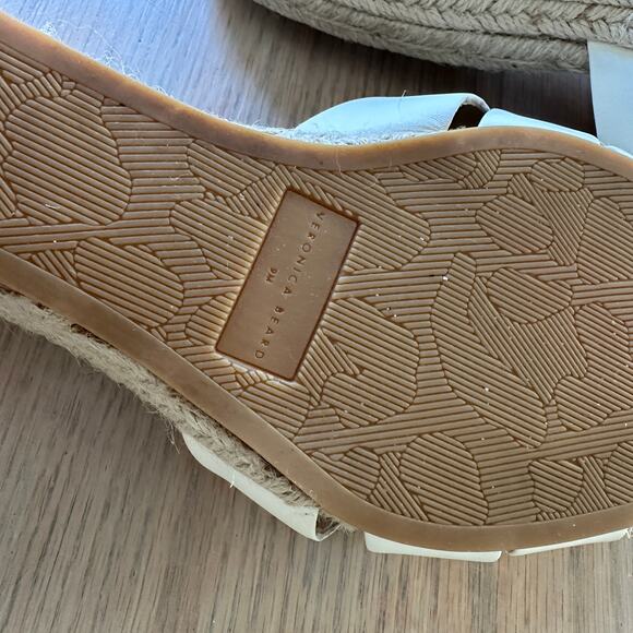 Veronica Beard Ivy Woven Wedge Espadrille Sandals Size 9 - Picture 5 of 6